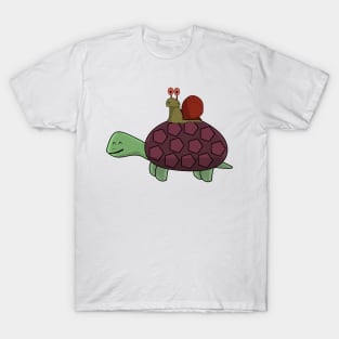 Snail over Turtle T-Shirt